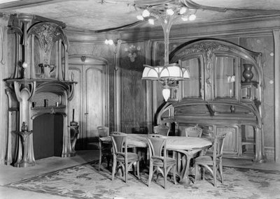 Art Nouveau dining room, 1903-06 by Eugene Vallin